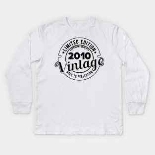 2010 VINTAGE - 11Th BIRTHDAY GIFT Kids Long Sleeve T-Shirt